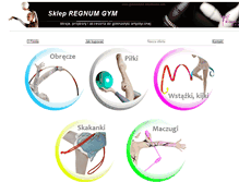 Tablet Screenshot of gimnastyka-artystyczna.com